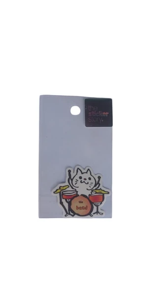 Ekstrafix Yapışkanlı Sudan Etkilenmeyen Sticker The Sticker Story Batarist Tss0108 (1 Adet) ürün görseli 1