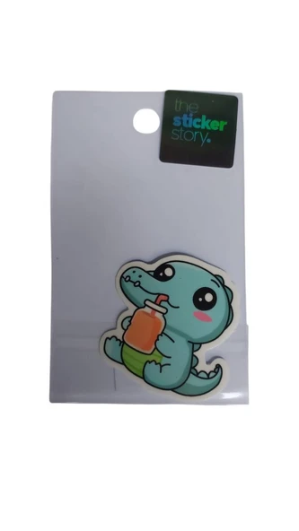 Ekstrafix Yapışkanlı Sudan Etkilenmeyen Sticker The Sticker Story Yavru Dinazor Tss0182 (1 Adet) ürün görseli 1