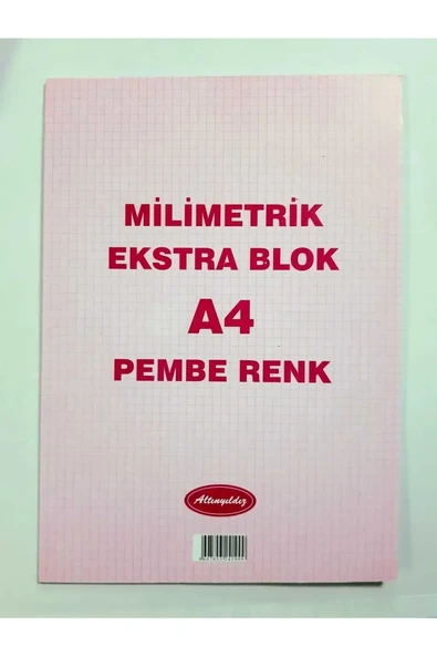 Altınyıldız Milimetrik Defter A4 Pembe ürün görseli 1