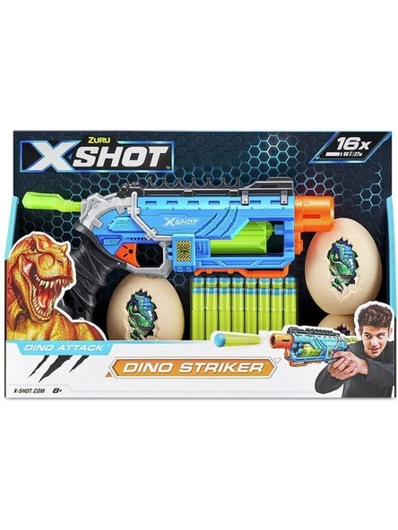 Sunman Oyuncak Sünger Atan Silah 16 Mermili Sun-Zur-X-Shot ürün görseli 1