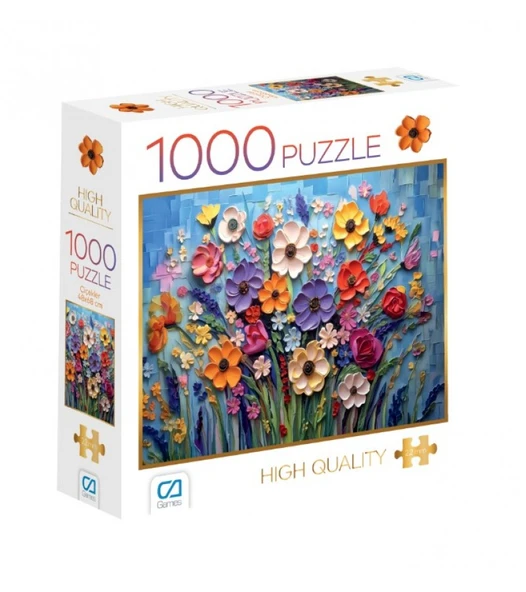 Ca Games Çiçekler Puzzle 1000 Parça Ca1000-7086 ürün görseli 1