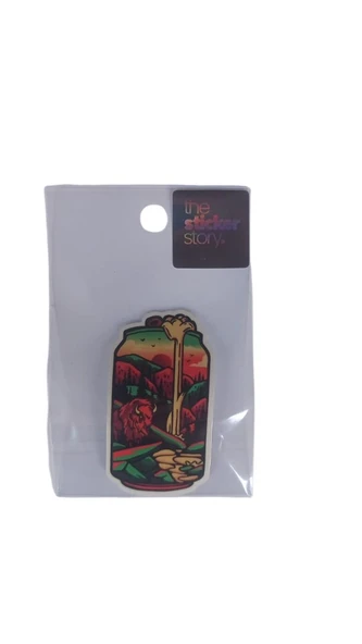 Ekstrafix Yapışkanlı Sudan Etkilenmeyen Sticker The Sticker Story Kutu içecek Tss0039 (1 Adet) ürün görseli 1