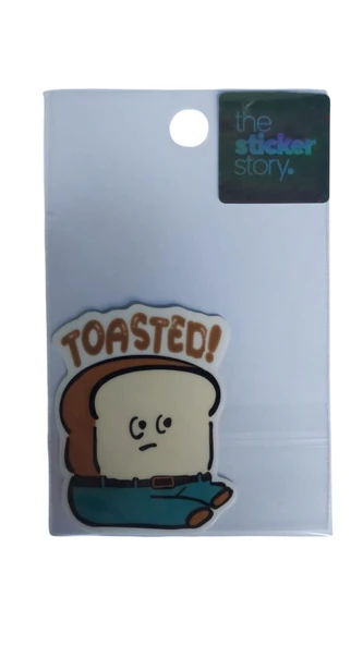 Ekstrafix Yapışkanlı Sudan Etkilenmeyen Sticker The Sticker Story Tost Tss0132 (1 Adet) ürün görseli 1