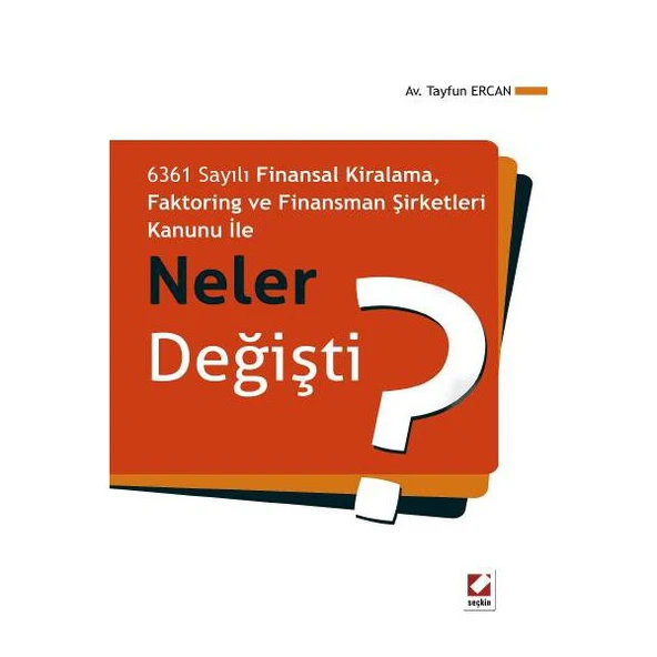 Finansman Şirketleri Kanunu İle Neler Değişti? /B Tayfun Ercan 3 2013/06 ürün görseli 1