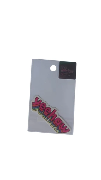 Ekstrafix Yapışkanlı Sudan Etkilenmeyen Sticker The Sticker Story Yeehaw Tss0184 (1 Adet) ürün görseli 1
