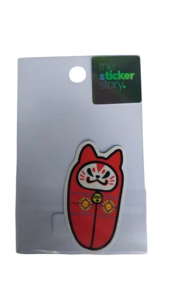 Ekstrafix Yapışkanlı Sudan Etkilenmeyen Sticker The Sticker Story Kedi Tss0091 (1 Adet) ürün görseli 1