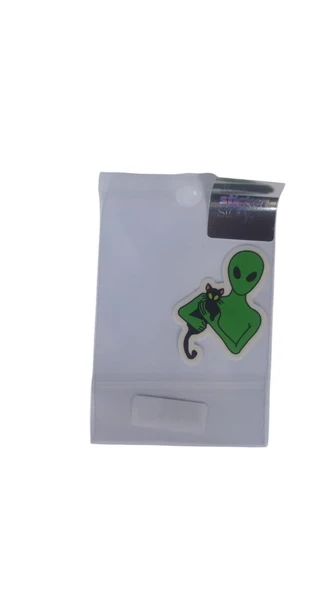 Ekstrafix Yapışkanlı Sudan Etkilenmeyen Sticker The Sticker Story Uzaylıda Sever Tss0230 (1 Adet) ürün görseli 1