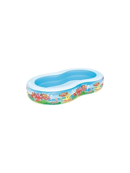 Bestway Plaj Oyuncak Havuz Jumbo Oval Desenli 262X157Cm Bw54118 (Karışık Renk 1 Adet) ürün görseli 1
