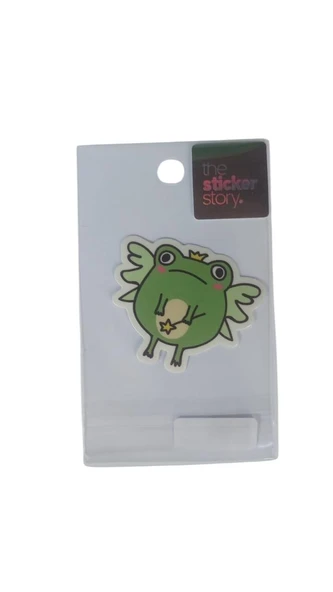 Ekstrafix Yapışkanlı Sudan Etkilenmeyen Sticker The Sticker Story Kurbağa Tss0261 (1 Adet) ürün görseli 1