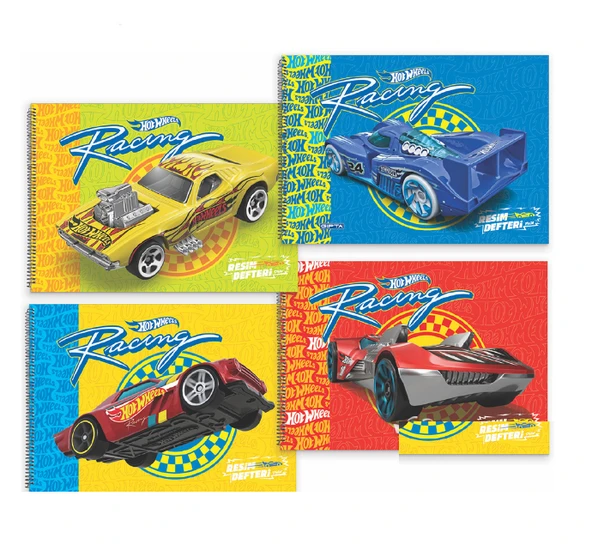 Gıpta Resim Defteri Spiralli 15 Yaprak 35X50Cm Hot Wheels 5438 (1 Adet) ürün görseli 1