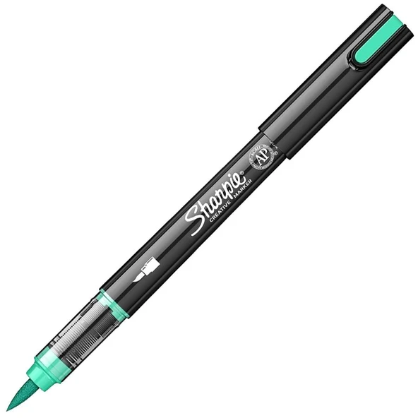 Sharpie Akrilik Markör Kalem Fırça Uç Göl Yeşili Sh-2218117 ürün görseli 1