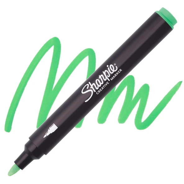 Sharpie Akrilik Markör Kalem Yuvarlak Uç Zümrüt Yeşili Sh-2218064 (6 Lı Paket) ürün görseli 1