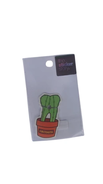 Ekstrafix Yapışkanlı Sudan Etkilenmeyen Sticker The Sticker Story Kaktüs Tss0189 (1 Adet) ürün görseli 1