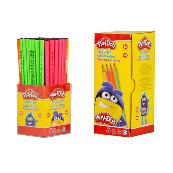 Play-Doh Kurşun Kalem Neon Kk018 (72 Li Paket) ürün görseli 1