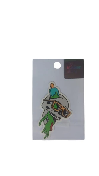 Ekstrafix Yapışkanlı Sudan Etkilenmeyen Sticker The Sticker Story Kurukafa Tss0268 (1 Adet) ürün görseli 1