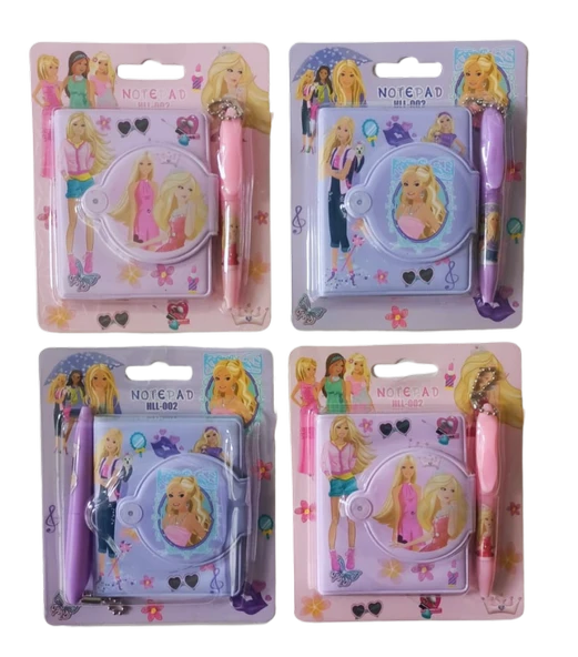 Joyz Kalemli Mini Defter Kız 2/S Jy-0032-05 (Karışık Renk 1 Adet) ürün görseli 1