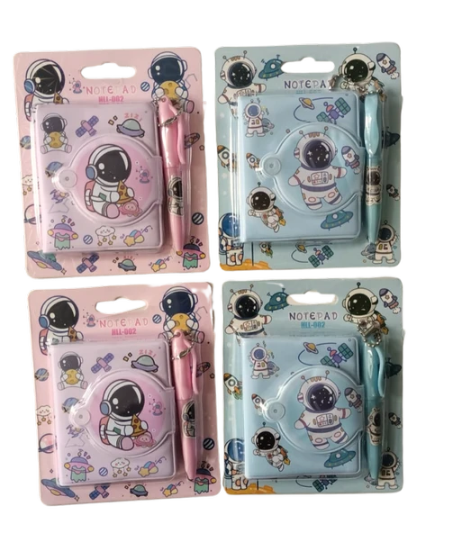Joyz Kalemli Mini Defter Astronot 2/S Jy-0032-02 (Karışık Renk 1 Adet) ürün görseli 1