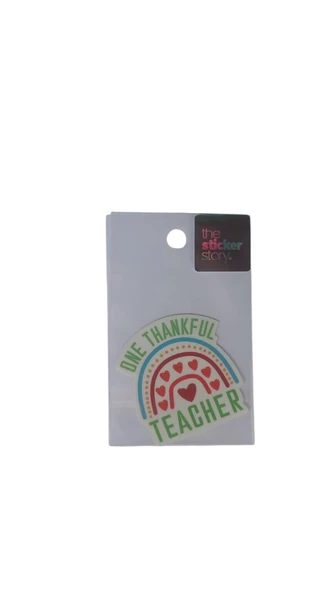 Ekstrafix Yapışkanlı Sudan Etkilenmeyen Sticker The Sticker Story One Thankful Tss0211 (1 Adet) ürün görseli 1
