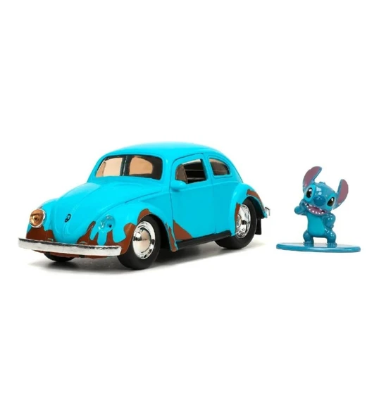 Simba Oyuncak Jada Lilo & Stitch 1959 VW Beetle Model Aracı ve Figür 1:32 ürün görseli 1