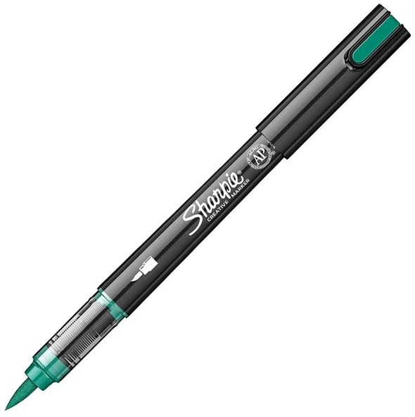 Sharpie Akrilik Markör Kalem Fırça Uç Yeşil Sh-2218068 ürün görseli 1