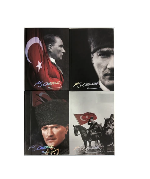 Liz Ofset Kuşe Atatürk Kapak İvory Günlük Ajanda 17X24Cm ürün görseli 1