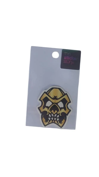 Ekstrafix Yapışkanlı Sudan Etkilenmeyen Sticker The Sticker Story Kuru Kafa Tss0113 (1 Adet) ürün görseli 1
