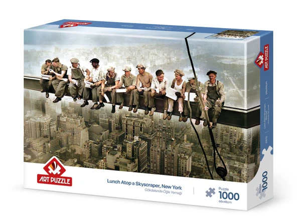 Art Puzzle 1000 Parça Puzzle Gökdelende Öğle Yemeği 41010 ürün görseli 1