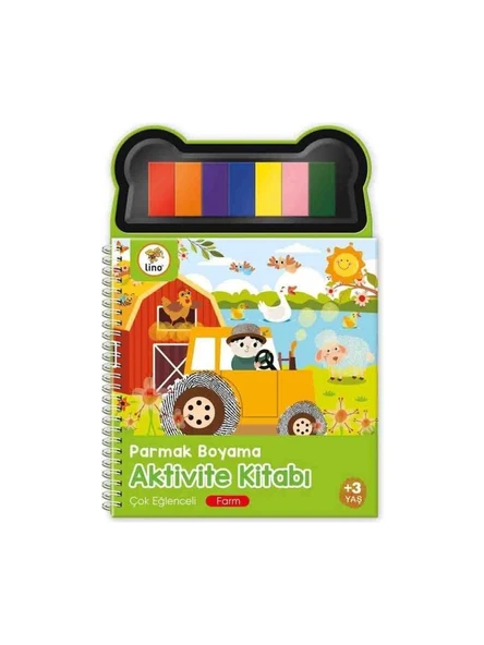 Lino Parmak Boyama Aktivite Kitabı Farm Lp-601 ürün görseli 1