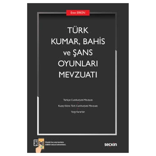 Türk Kumar Bahis ve Şans Oyunları Mevzuatı Eren Erkin 2022/02 ürün görseli 1