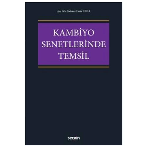 Kambiyo Senetlerinde Temsil Mehmet Emin Yıkar 2021/05 ürün görseli 1