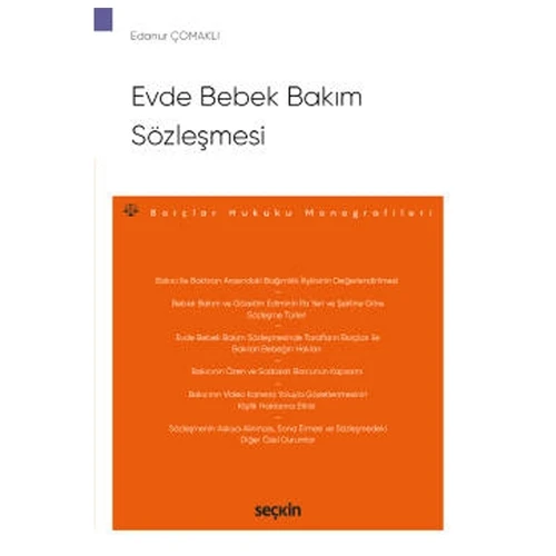 Evde Bebek Bakım Sözleşmesi Edanur Çomaklı 2021/04 ürün görseli 1
