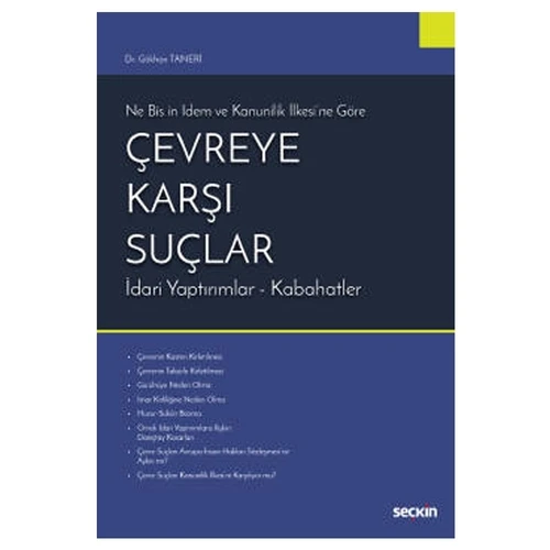 Çevreye Karşı Suçlar Gökhan Taneri 2021/09 ürün görseli 1