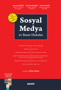 Sosyal Medya ve Basın Hukuku Sosyal Medya (Dezenformasyon) Yasası Değişiklikleriyle Ramazan Özkepir,Salih Zeki Kocaman,Erkal Hilmi Kart 2. Baskı, Kasım 2022 ürün görseli 1