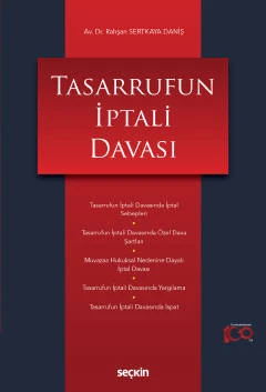 Tasarrufun İptali Davası Rahşan Sertkaya Daniş 1. Baskı, Eylül 2023 ürün görseli 1