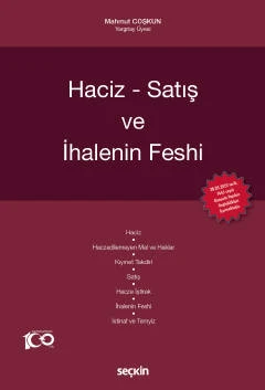 Haciz - Satış ve İhalenin Feshi Mahmut Coşkun 1. Baskı, Temmuz 2023 ürün görseli 1