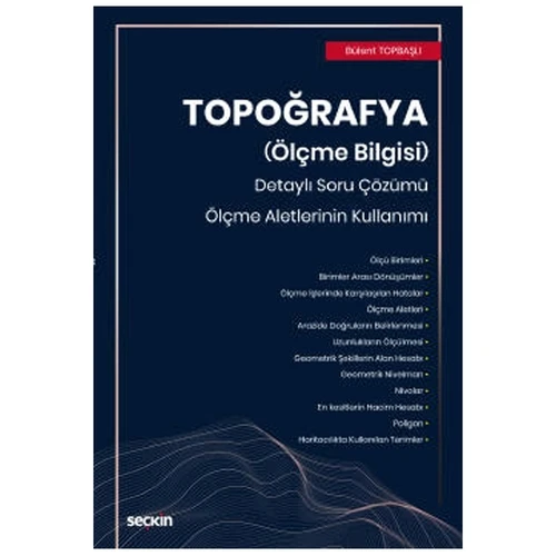 Topağrafya (Ölçme Bilgisi) Bülent Topbaşı 2020/09 ürün görseli 1