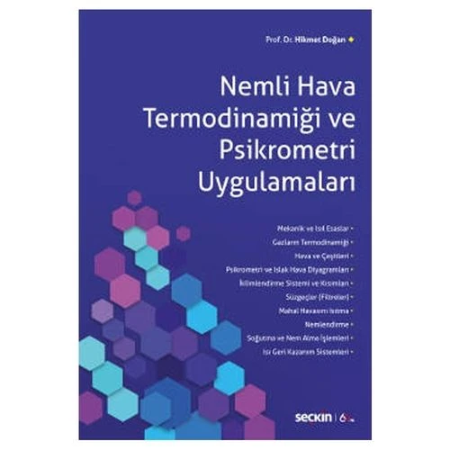 Nemli Hava Termodinamiği ve Psikrometri Uygulamaları Hikmet Doğan 9 2020/01 ürün görseli 1