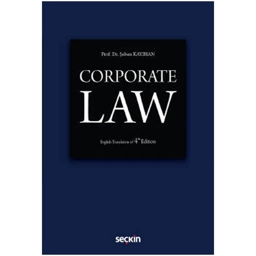 Corporate Law (4.Baskı) Şaban Kayıhan 65 2021/06 ürün görseli 1