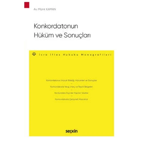 Konkordatonun Hüküm Ve Sonuçları Münir Kaman 2021/04 ürün görseli 1