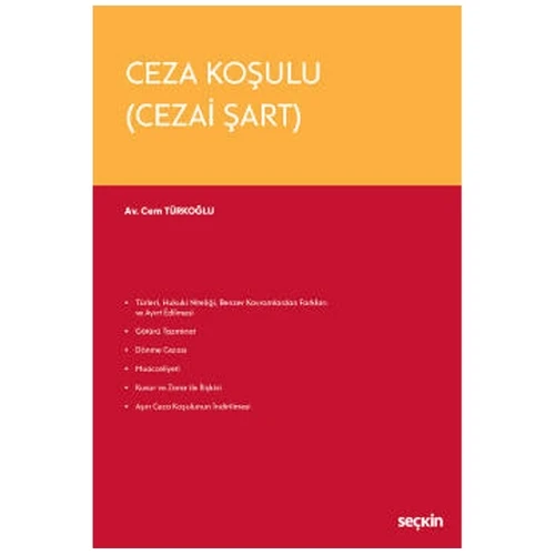 Ceza Koşulu (Cezai Şart) Cem Türkoğlu 2022/6 ürün görseli 1