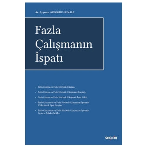 Fazla Çalışmanın İspatı Ayşenur Aydoğdu Günalp 2021/04 ürün görseli 1