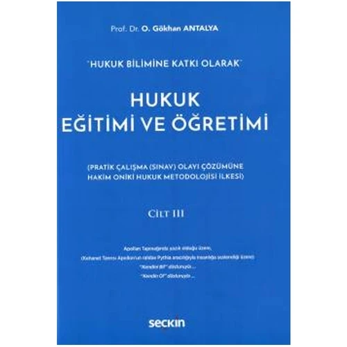 Hukuk Eğitimi ve Öğretimi O.Gökhan Antalya 2021/08 ürün görseli 1
