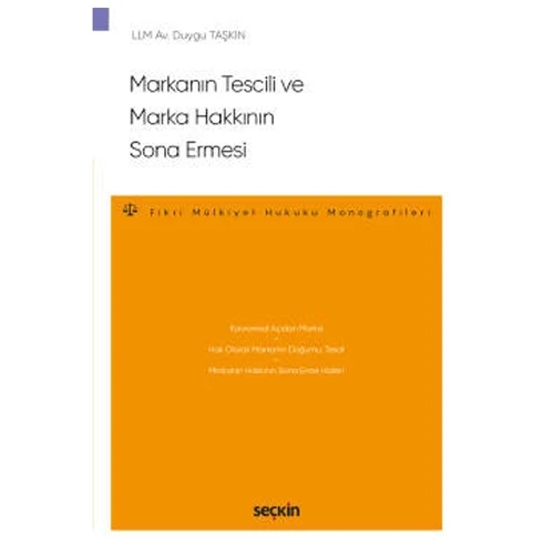 Markanın Tescili ve Marka Hakkının Sona Ermesi Duygu Taşkın 2022/5 ürün görseli 1
