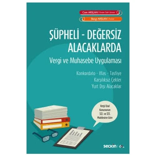 Şüpheli Değersiz Alacaklarda Vergi ve Muhasebe Uygulaması Cem Arslan 1 2020/01 ürün görseli 1