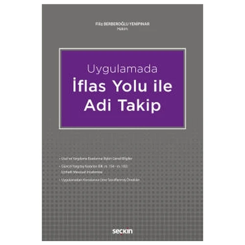 Uygulamada İflas Yolu İle Adi Takip Filiz Berberoğlu Yenipınar 90 2020/09 ürün görseli 1