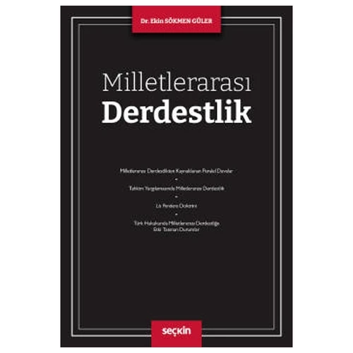 Milletlerarası Derdestlik Ekin Sökmen Güler 2022/01 ürün görseli 1