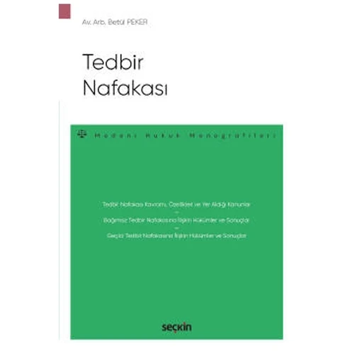 Tedbir Nafakası Betül Peker 2022/5 ürün görseli 1