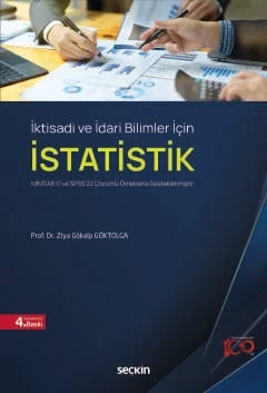 İktisadi ve İdari Bilimler İçin İstatistik MİNİTAB 17 ve SPSS 22 Çözümlü Örneklerle Desteklenmiştir 4. Baskı, Şubat 2024 ürün görseli 1