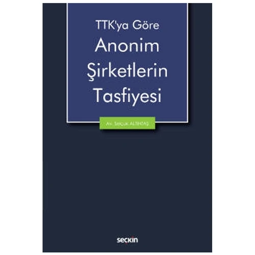 Anonim Şirketlerin Tasfiyesi Selçuk Altıntaş 2021/09 ürün görseli 1