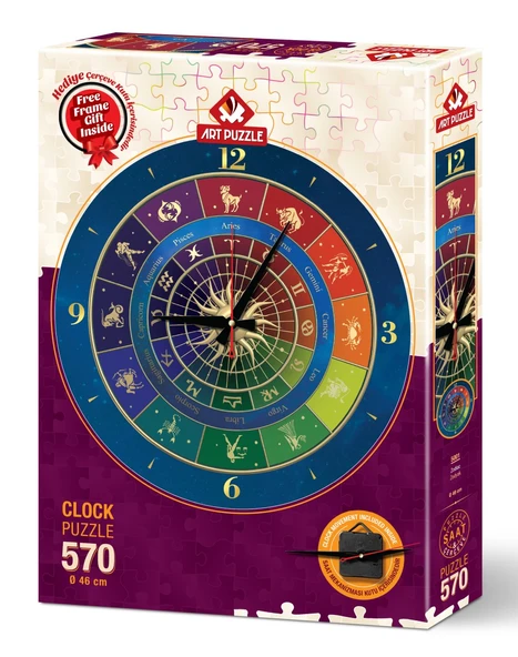 Art Puzzle 570 Parça Puzzle Zodyak Saat 5001 ürün görseli 1